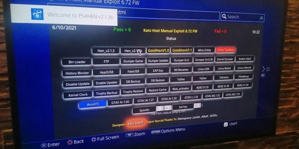 آموزش اجرا بازی های کپی خور Ps4 ورژن 6.72 سرور Karo 6
