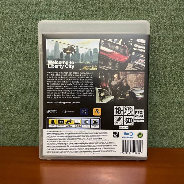 بازی PS3 GTA IV درحد آکبند ریجن انگلیس کارکرده