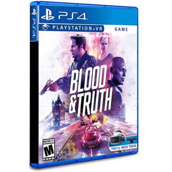 دیسک بازی Blood & Truth کار کرده برای PS4 ریجن ال