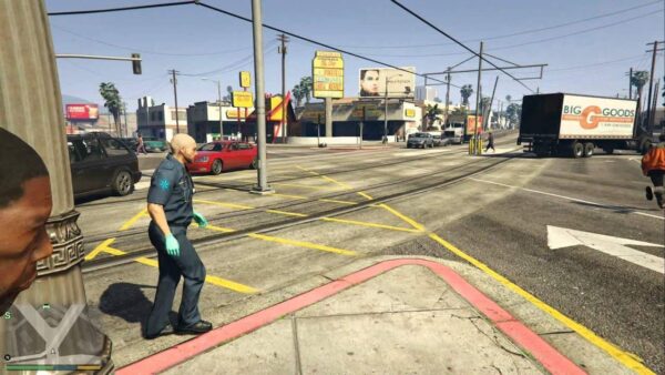 دیسک بازی Grand Theft Auto The V (GTA V) کارکرده برای ps4