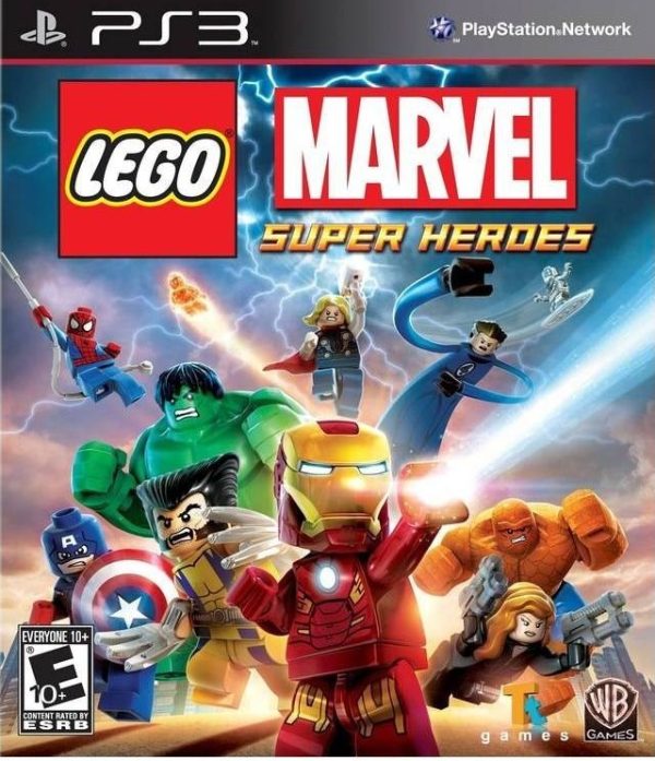 دیسک اصلی بازی Lego Marvel Super Heroes کارکرده برای ps3
