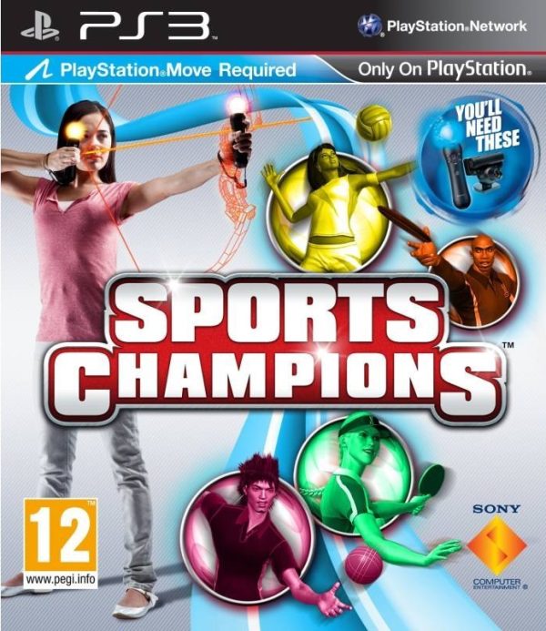 دیسک اصلی بازی sports champions ps3 move کارکرده