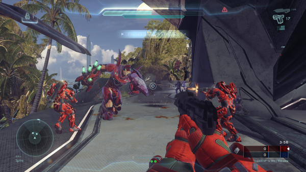 بازی Halo 5 Guardians برای Xbox One کار کرده