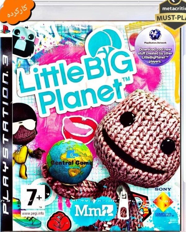 دیسک اصلی بازی LittleBigPlanet کارکرده برای PS3