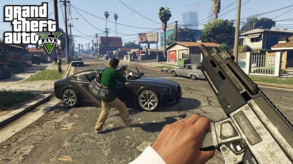 دیسک بازی Grand Theft Auto The V (GTA V) کارکرده برای ps4دیسک بازی Grand Theft Auto The V (GTA V) کارکرده برای ps4