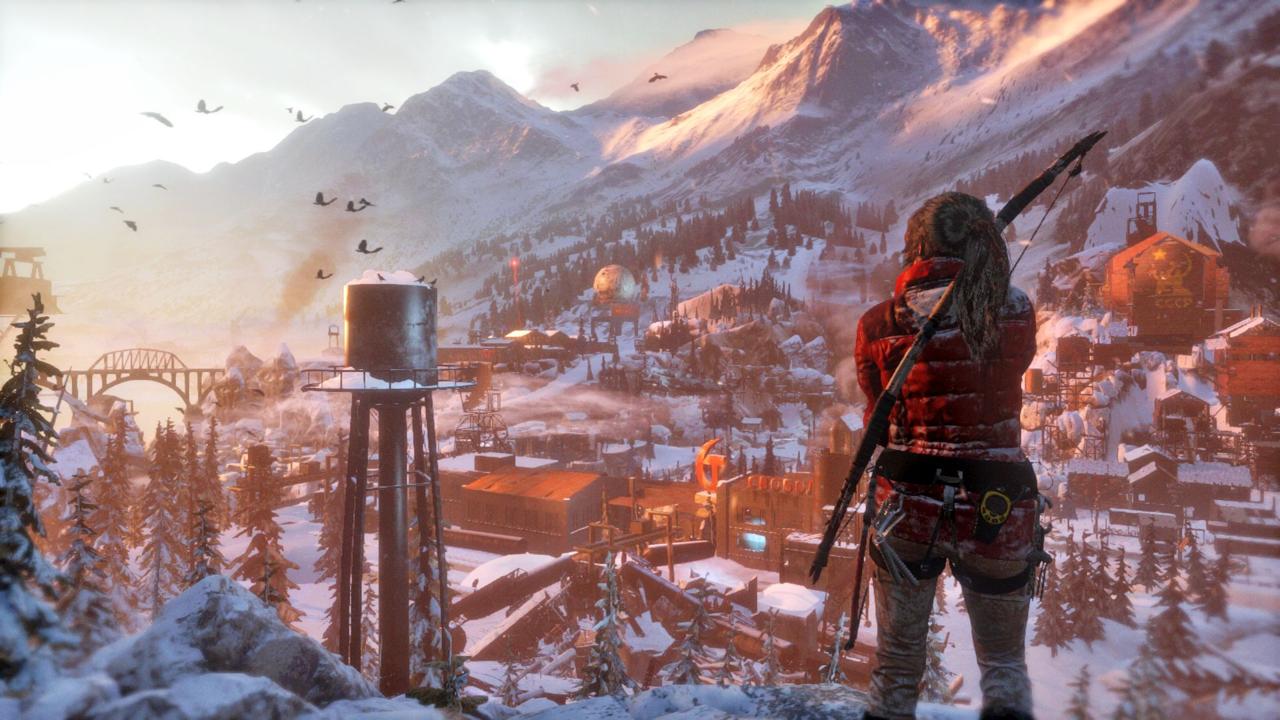 دیسک بازی Rise of the Tomb Raider: 20 Year Celebration کارکرده بدون قاب برای پلی استیشن 4