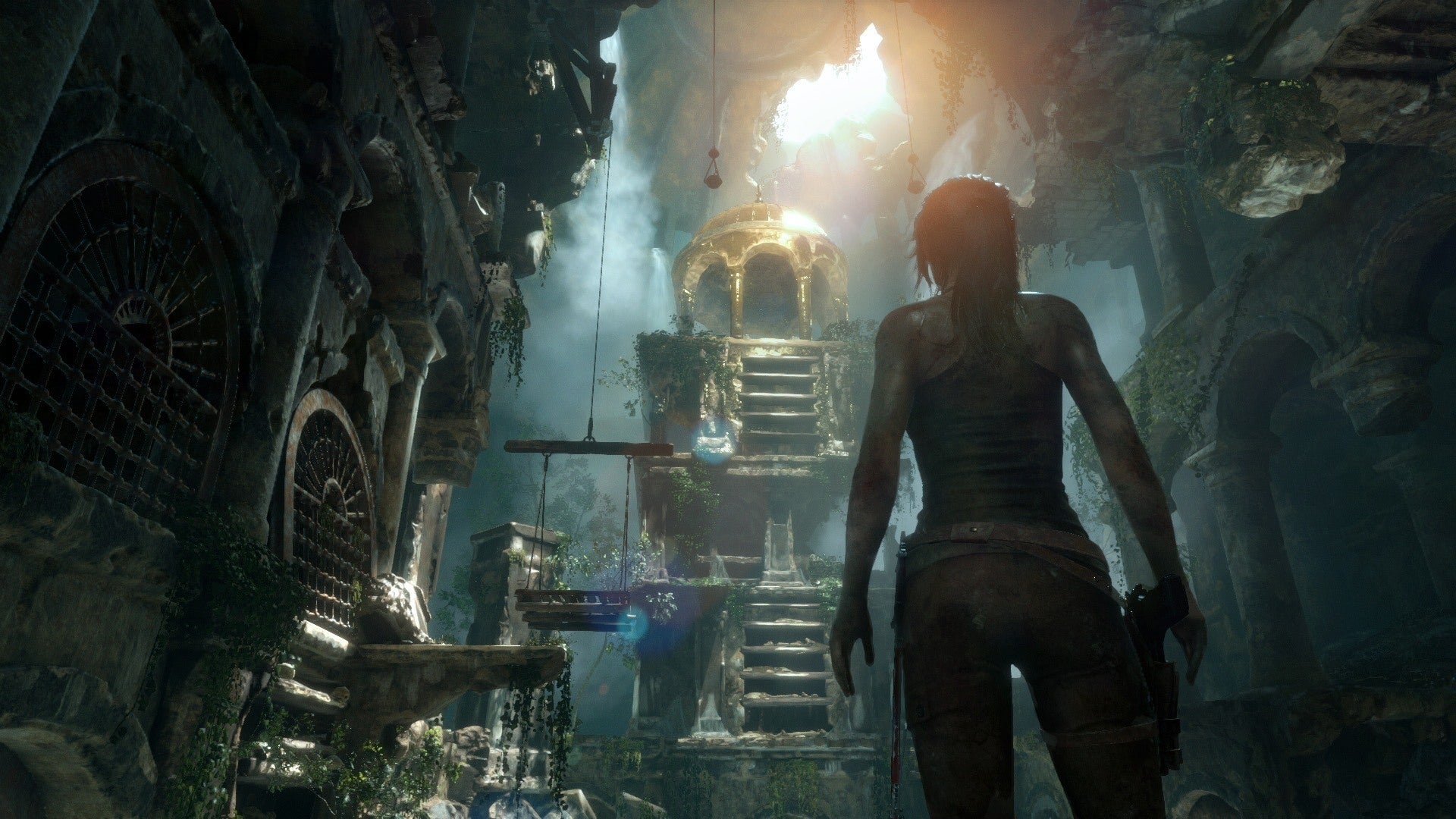 دیسک بازی Rise of the Tomb Raider: 20 Year Celebration کارکرده بدون قاب برای پلی استیشن 4
