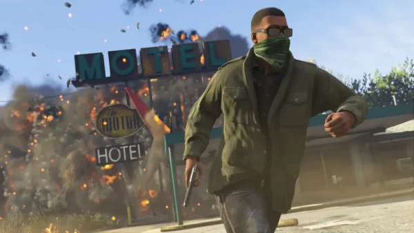 دیسک بازی Grand Theft Auto The V (GTA V) کارکرده برای ps4