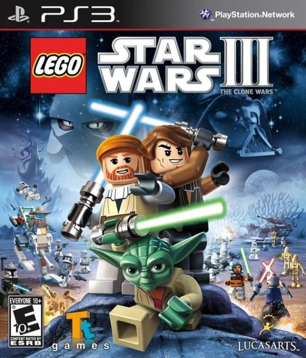 دیسک اصلی بازی Lego Star Wars III The Clone Wars کارکرده برای PS3