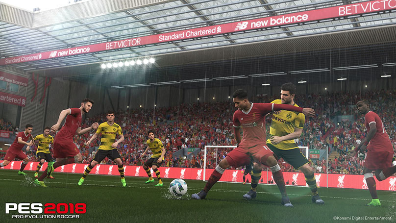 خرید دیسک بازیPES 2018برای PS4(کارکرده)ریجن دو