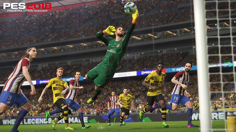 خرید دیسک بازیPES 2018برای PS4(کارکرده)ریجن دو
