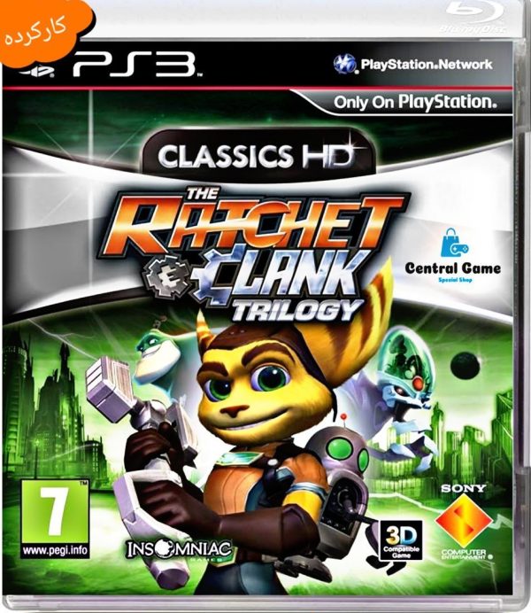 دیسک اصلی بازی Ratchet and Clank Trilogy کارکرده برای Ps3
