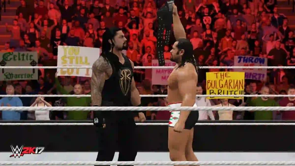 خرید بازی کار کرده WWE 2K17 بدون قاب ؛ هیجان کشتی کج 