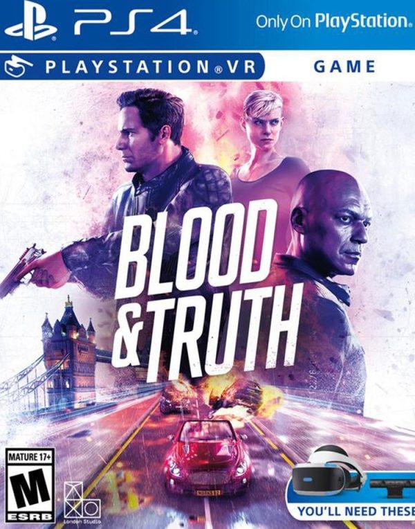 دیسک بازی Blood & Truth کار کرده برای PS4 ریجن ال