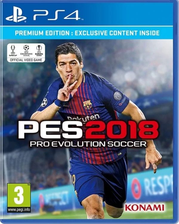 خرید دیسک بازیPES 2018برای PS4(کارکرده)ریجن دو