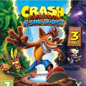 خرید دیسک بازی کار کرده Crash Bandicoot N. Sane Trilogyبرای ps4 ریجن ال
