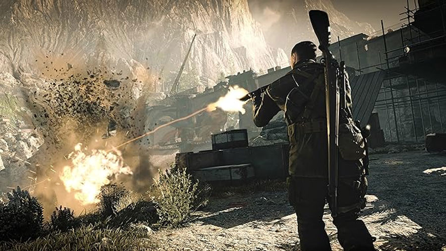 بازی Sniper Elite 4 کارکرده بدون قاب مخصوص PS4