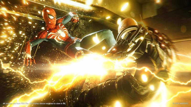 دیسک بازی اسپایدرمن spiderman مخصوص Ps4 ریجن All کارکرده