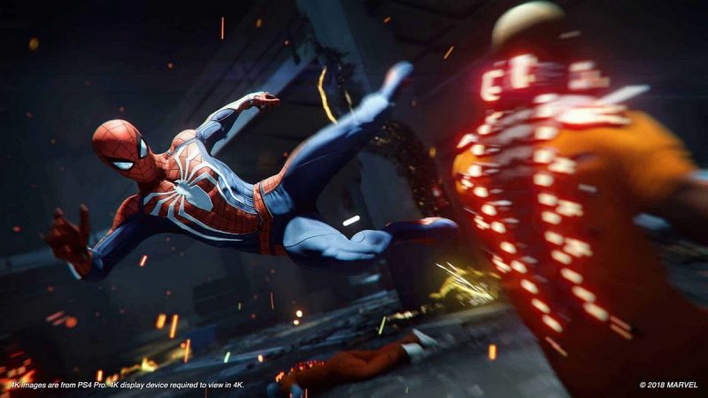 دیسک بازی اسپایدرمن spiderman مخصوص Ps4 ریجن All کارکرده