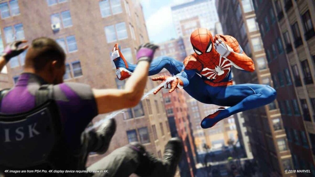 دیسک بازی اسپایدرمن spiderman مخصوص Ps4 ریجن All کارکرده